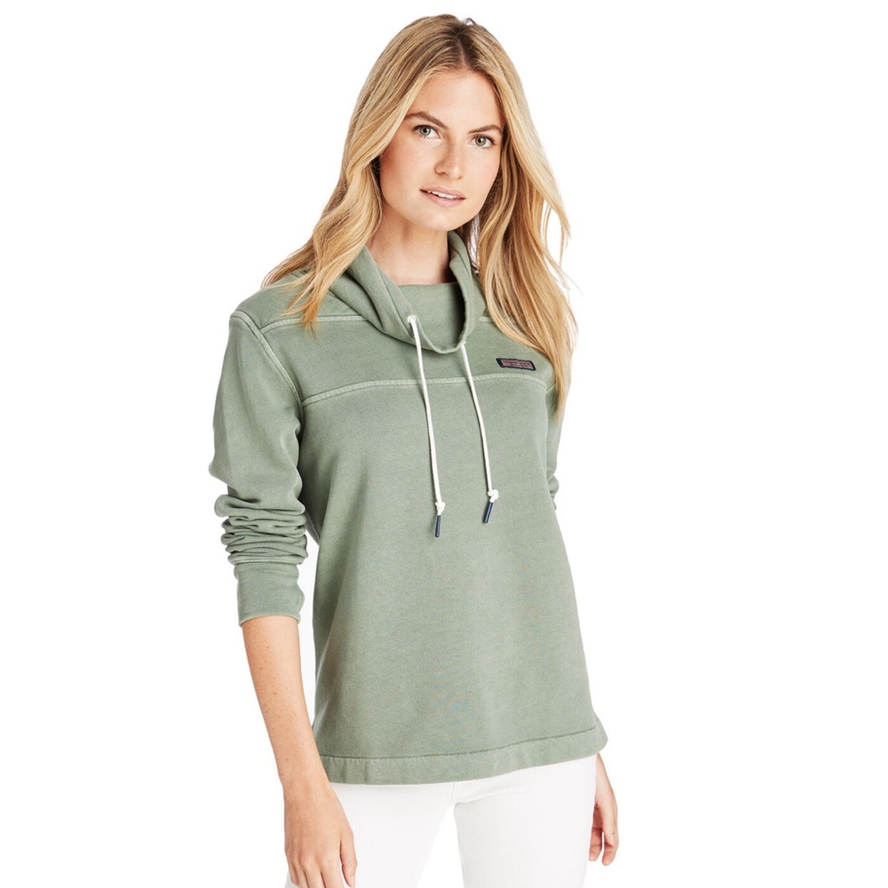 Vineyard Vines Garment Dyed Funnel Neck Shep Shirt